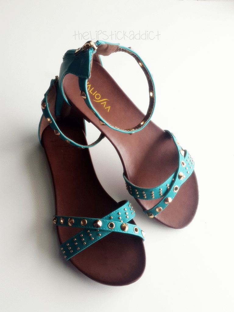 Studded and Strappy Sandals | Valiosaa at Jabong