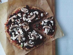 Wrapped in Newspaper - Cauliflower base pizza