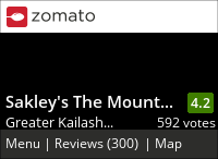 Click to add a blog post for Sakley's The Mountain Cafe on Zomato