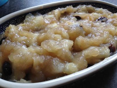 Stewed Apple a healthier cake filling