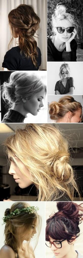 Sexy Messy Ponytails & Up Do’s
