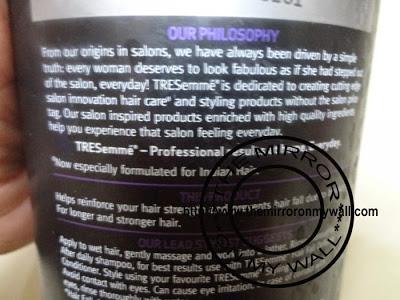 TRESemme Hair Fall Control Shampoo Review