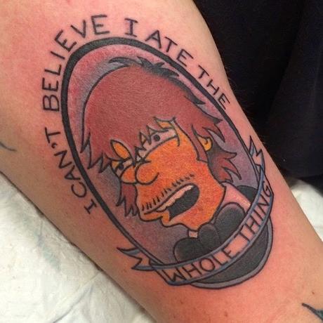 18 amazing Simpsons tattoos (all by the same artist)