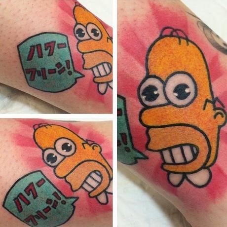 18 amazing Simpsons tattoos (all by the same artist)