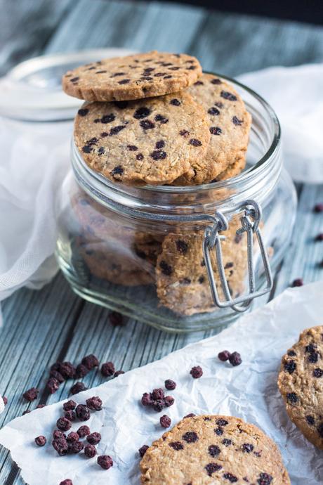 Gluten Free Blueberry and Ginger Cookies