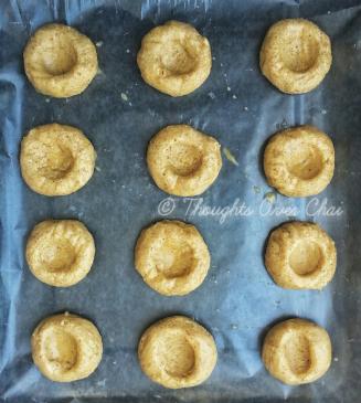 Almond Meal Thumbprint Cookies