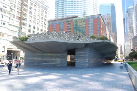 Irish Hunger Memorial, New York City, USA - Memorial Entrance