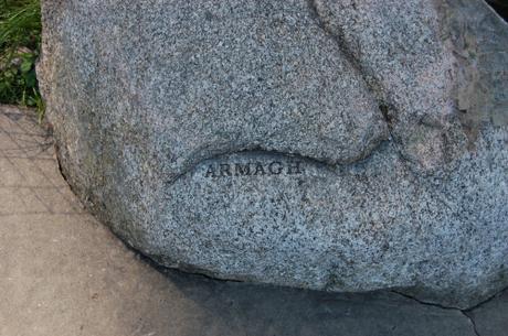 Irish Hunger Memorial, New York City, USA - Stone from County Armagh