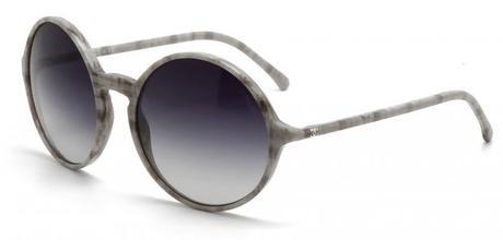  Rounded design with extra slim temples and light marbled frame (model 5279, Signature Line)