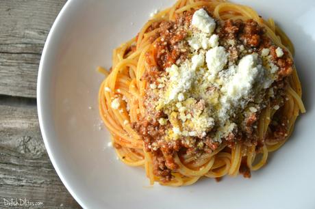 Barilla® Spaghetti with Chipotle Ground Beef and Cotija