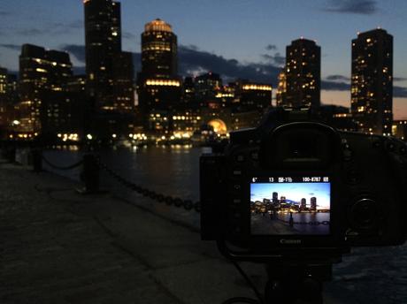 Boston, iPhone, iPhoneography, travel, Fan Pier, skyline, Harbour, Charles River, sunset