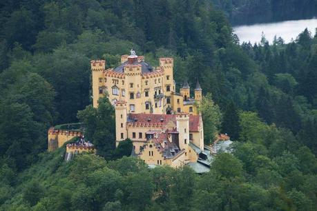 Hohenschwangau castle near Neuschwanstein, you can visit 2 castles in one day!