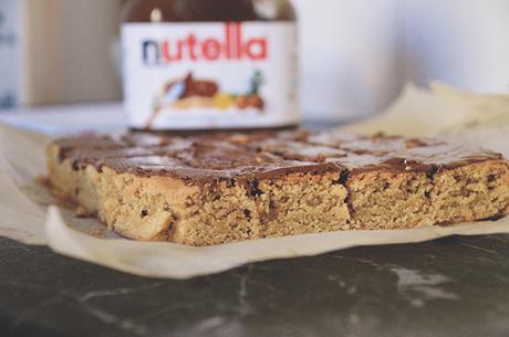 Recipe | Nutella Topped Blondies