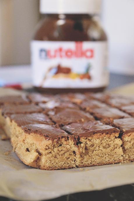 Recipe | Nutella Topped Blondies