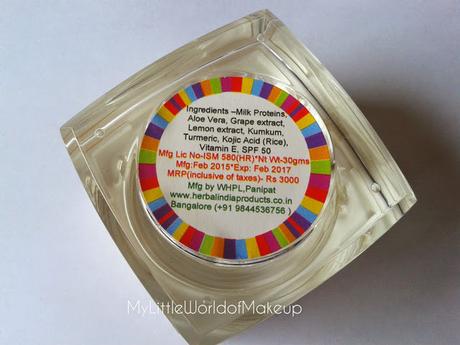 Derma Sunshine Herbal Skin Whitening Cream Review