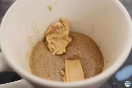 Eggless Mug Peanut Butter Choc Cookie