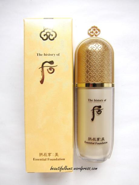 The History of Whoo Essential Foundation (1)