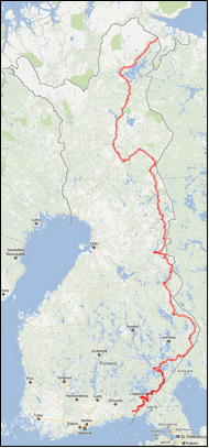 adventure cycling the Iron Curtain Trail in Finland
