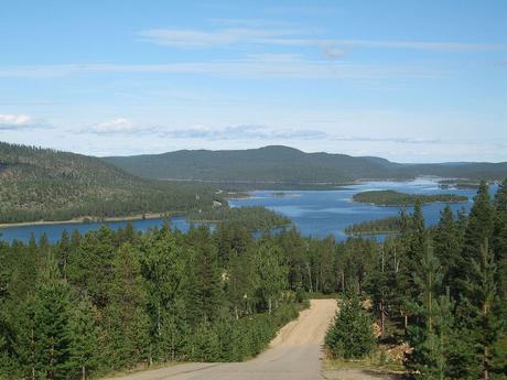 I will cycle by Lake Inari in Lapland, Finland