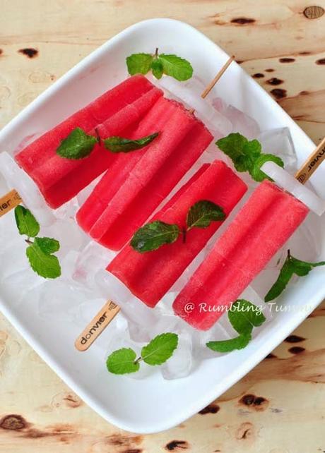 Watermelon popsicle