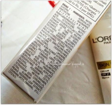 Loreal Paris SKIN PERFECT Anti Fine Lines + Whitening Cream 30+: Review