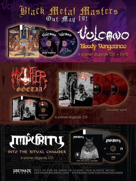 Greyhaze Records Reissues Trio of Brazilian Black Metal Classics