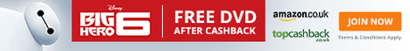 Big Hero 6 Promotion - FREE DVD after Cashback!