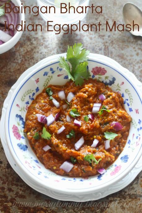 Baigan Ka Bharta: Eggplant Mash: Pressure Cooker Method