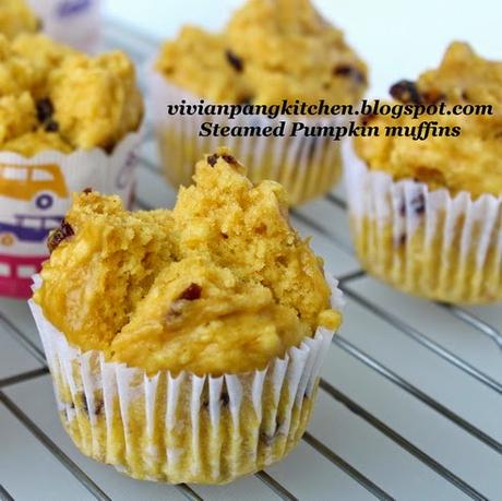 Steamed Pumpkin Muffins