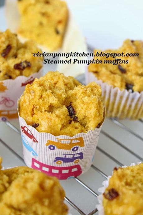 Steamed Pumpkin Muffins