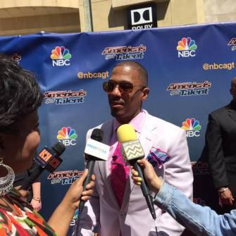 Here I am Interviewing Nick Cannon!