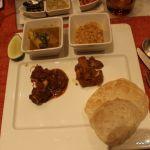 Fish curry, Daal, Kosha Mangsho, Echorer tarkari and Luchi