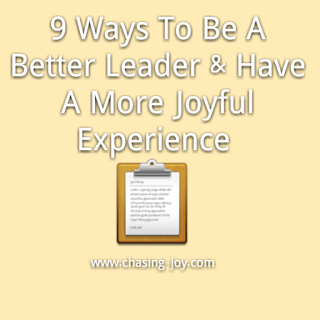 Find Joy In Improving My Leadership Skills