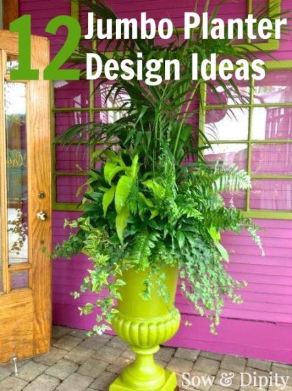 12 Jumbo Planter Design Ideas