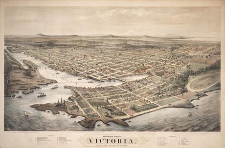 Bird's-eye view of Victoria