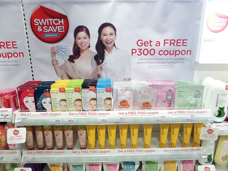 My Watsons Celebrity Switch and Save Experience