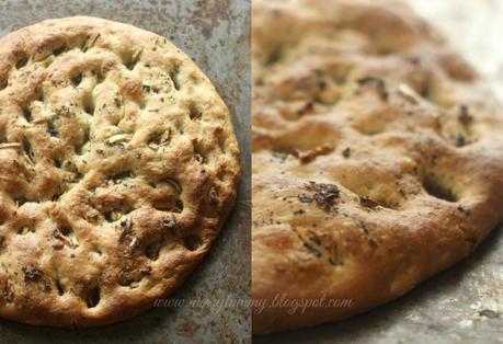 Garlic And Mixed Herbs Focaccia: Italian Bread