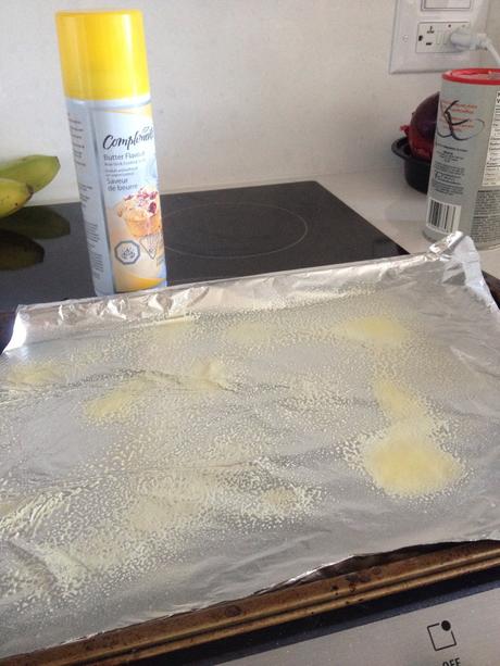 STEP 1: Preheat oven to 425° and coat a baking sheet with cooking spray.   