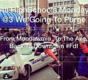 Baltimore riots The Purge