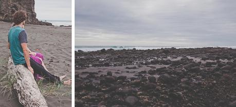 A chilled out engagement session on Piha Beach by CAPTURED by Keryn