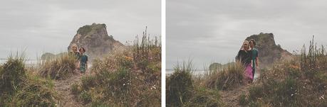 A chilled out engagement session on Piha Beach by CAPTURED by Keryn