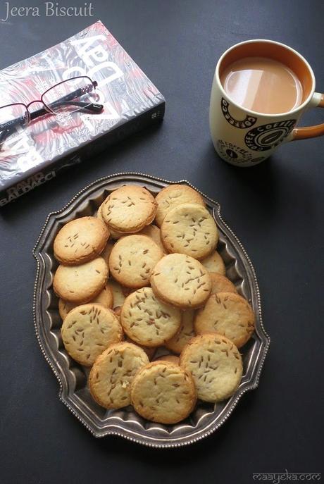 bakery style cumin cookies biscuit