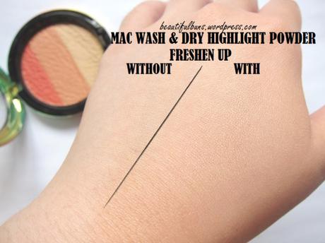 MAC Wash and Dry Highlight Powder Freshen Up (11)