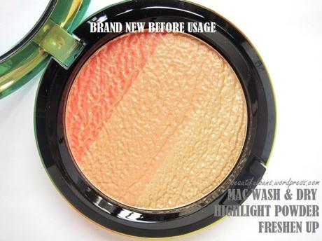 MAC Wash and Dry Highlight Powder Freshen Up (2)