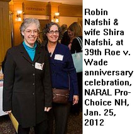Robin Nafshi at Roe v Wade celebration 2012