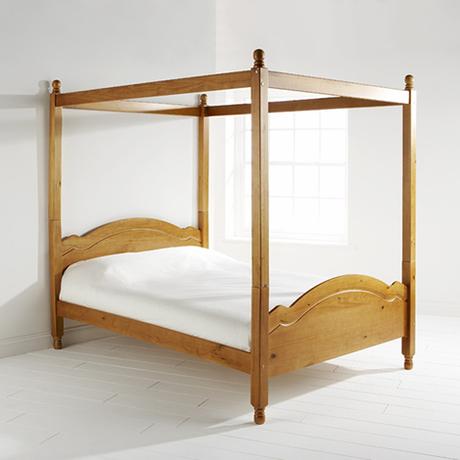 Pine Four Poster Bed_A_SS-1