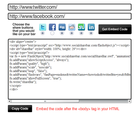 How to Create Social Share Bar for Blog - Paperblog