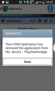 An App to secure your Child- eKAVACH A Review