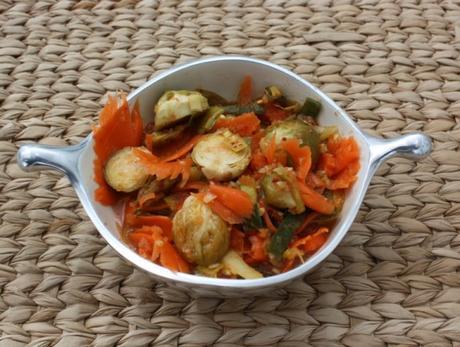 brussells sprout kimchi