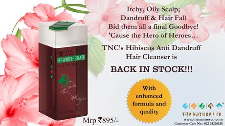 Back in Stock - Hibiscus Anti-Dandruff hair Cleanser